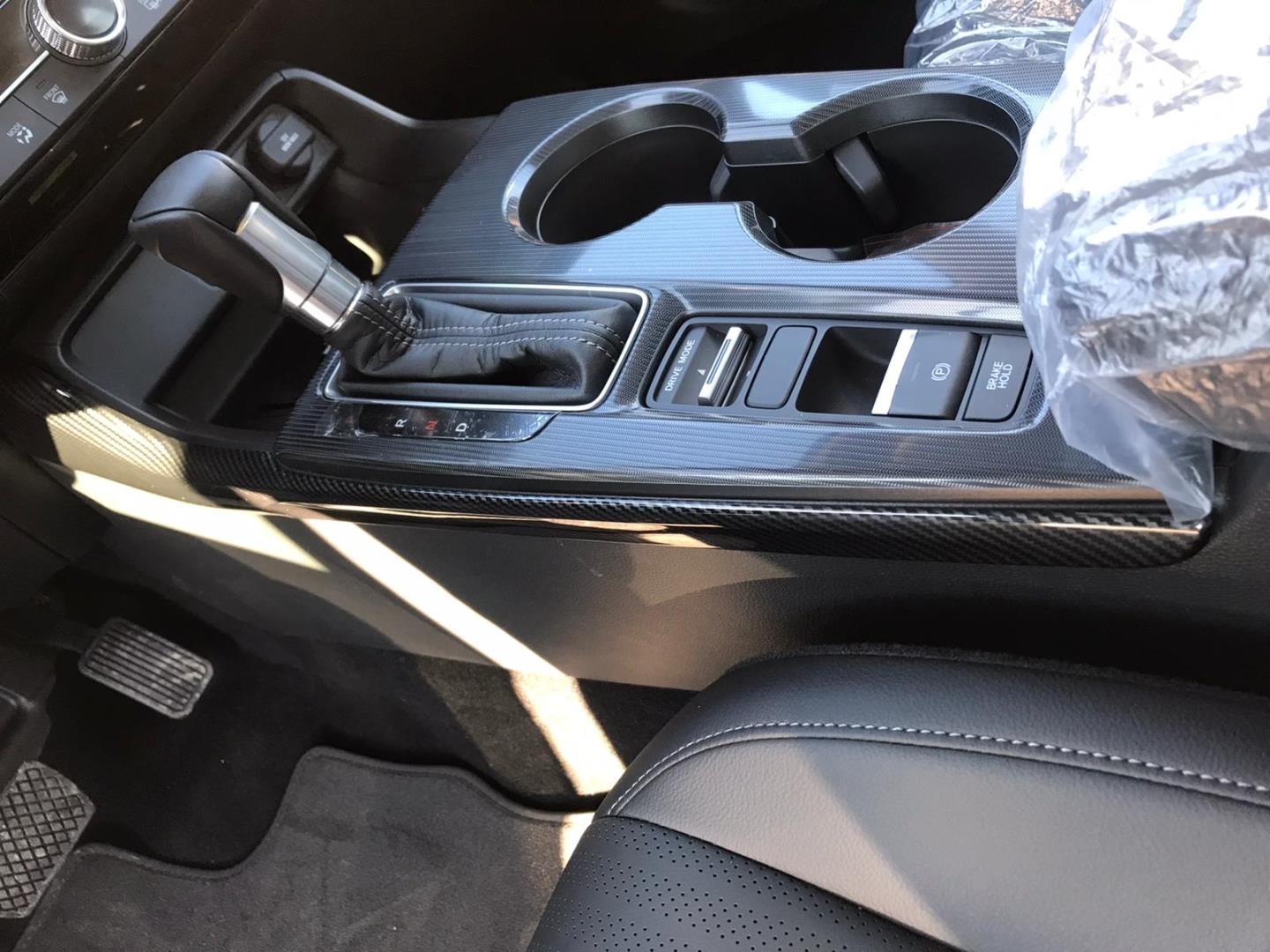CIVIC FE1 2022 IÇIN UYUMLU  VITES KENAR KAPLAMA 2 PARÇA - KARBON 