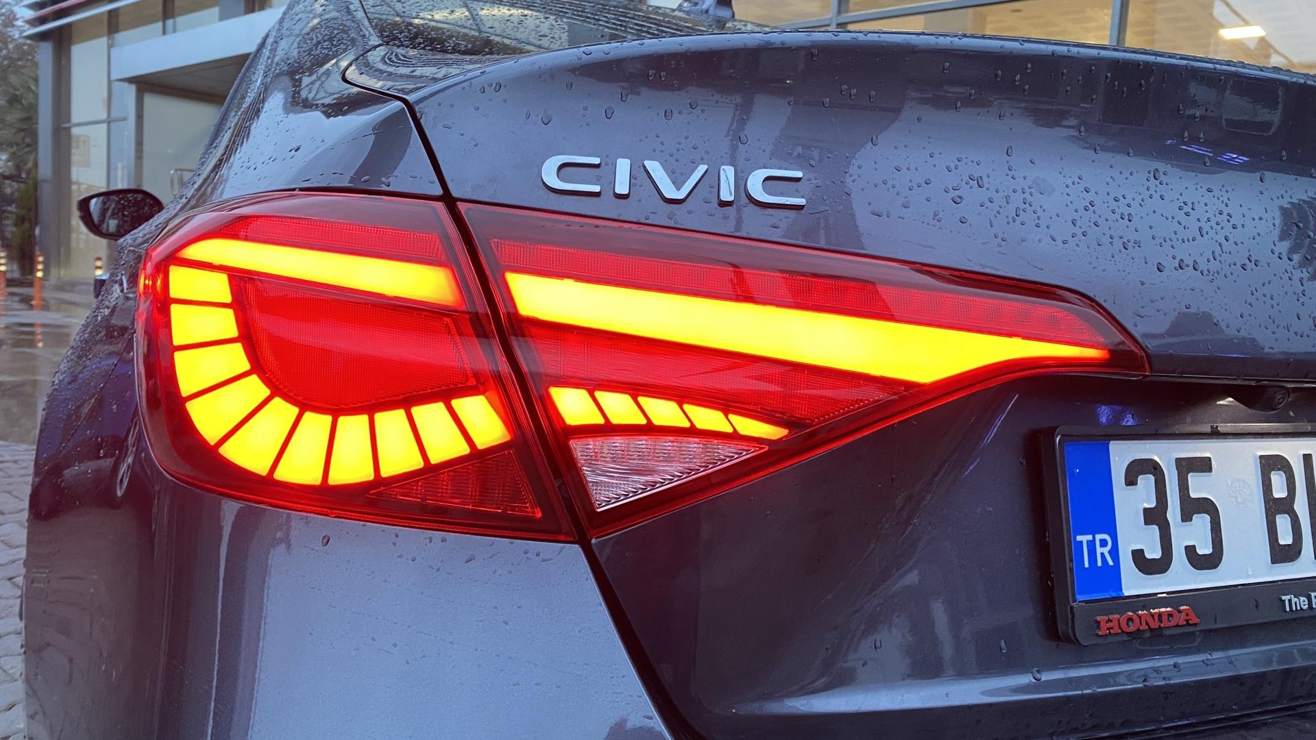 CIVIC FE1 2022+ UYUMLU DRAGON LED STOP - KIRMIZI  