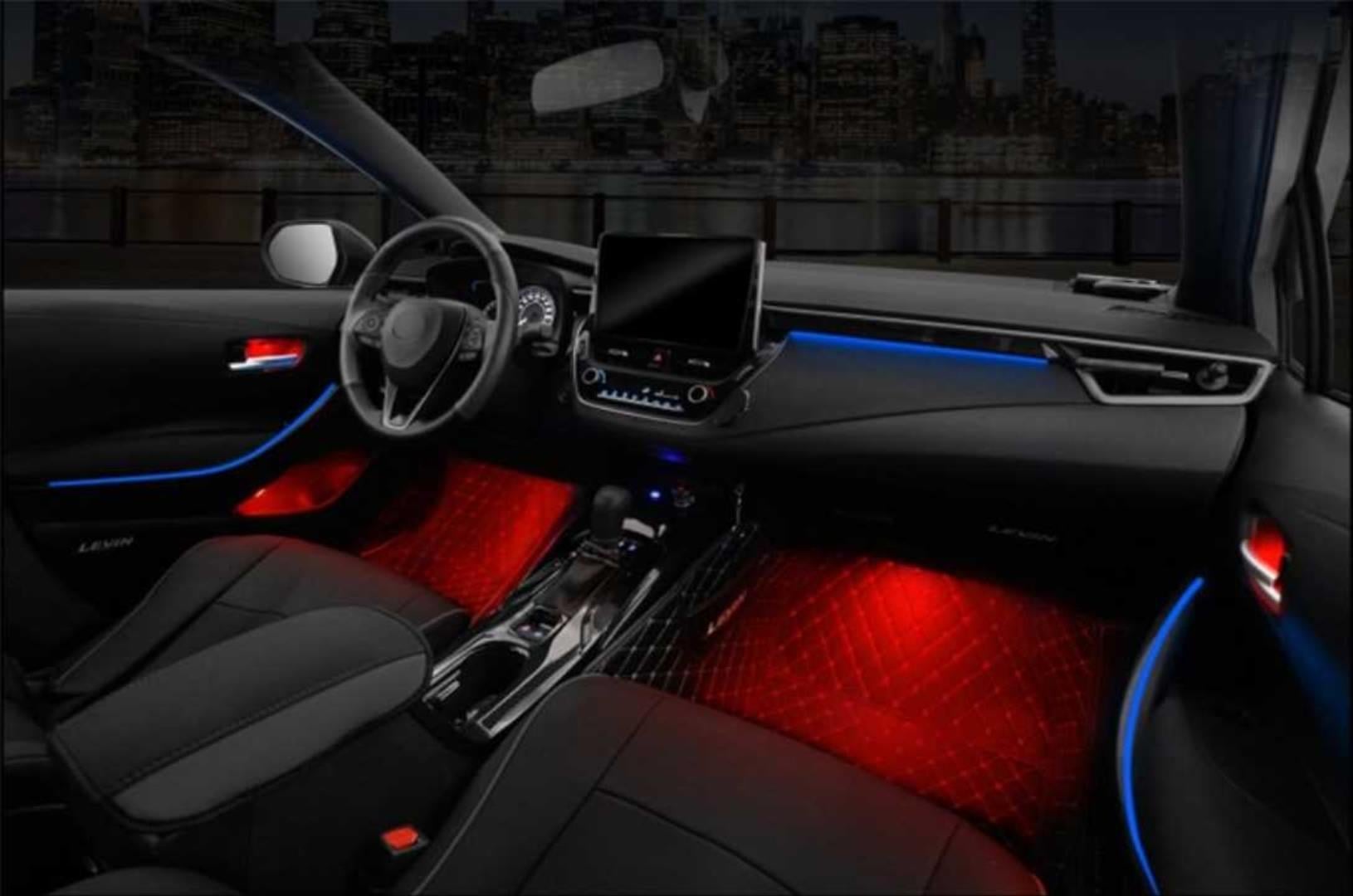 COROLLA 2019+ IÇIN UYUMLU AMBIANS AYDINLATMA SET - 64 RENK 