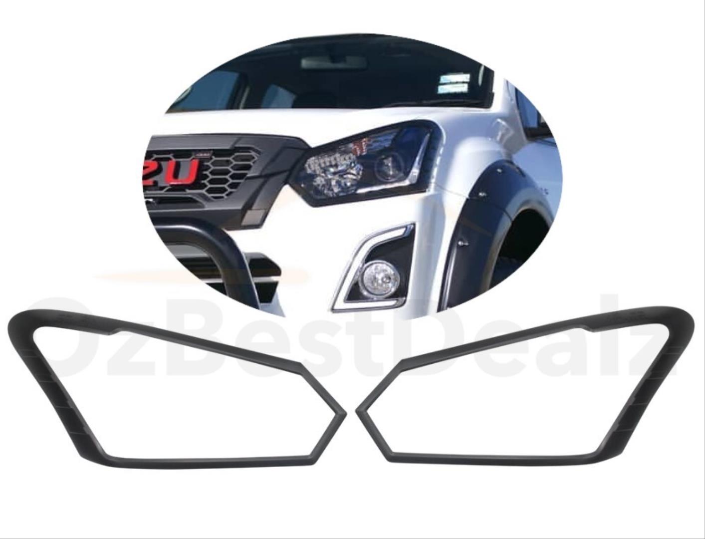 D-MAX IÇIN UYUMLU 2017-2019 FAR ÇERÇEVE SIYAH 