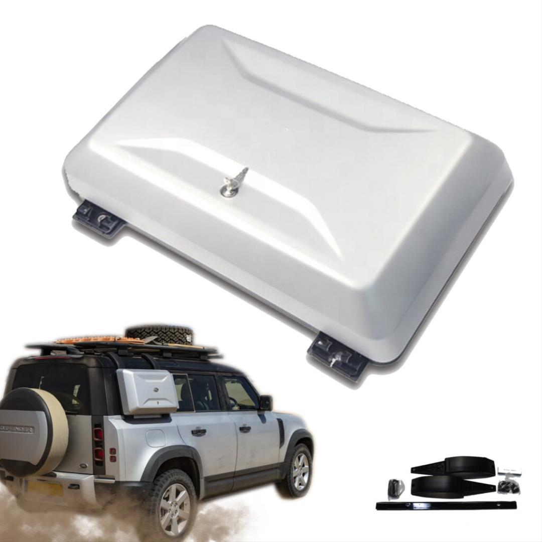 DEFENDER 2020+ IÇIN YAN GÖVDE ÇANTASI SILVER (90  LIK VE 110 LUK MODELLE UYUMLU)   