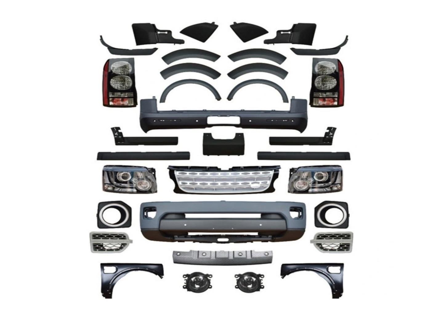 DISCOVERY 3  IÇIN DISOVERY 4 DÖNÜSÜM BODY KIT ( FACELIFT) (2005-2009) 