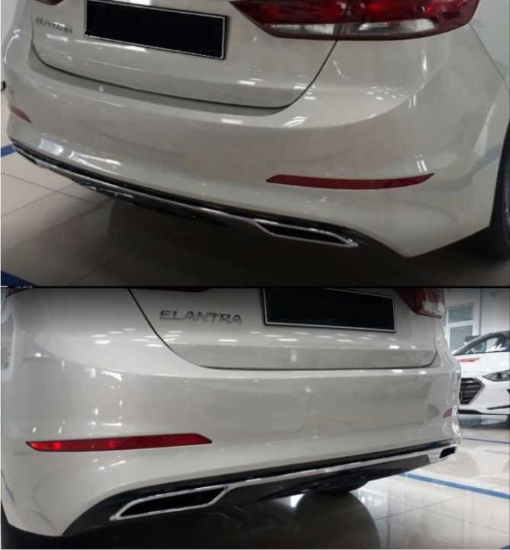ELANTRA 2016-2019 IÇIN UYUMLU DIFÜZÖR - MERCEDES DIZAYN  