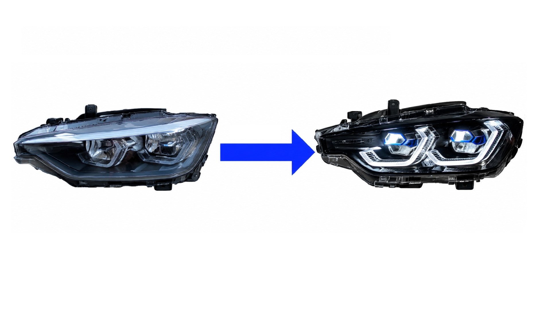 F30 3 SERISI IÇIN LED FAR (FACELIFT)(HALOJEN  İÇİN 2013-2015)