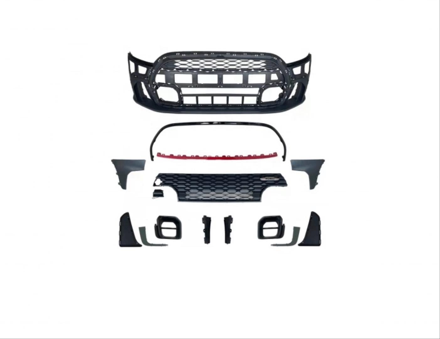 F55 MINI COOPER 2021+ IÇIN JCW ÖN TAMPON SET (MAKYAJLAMA)