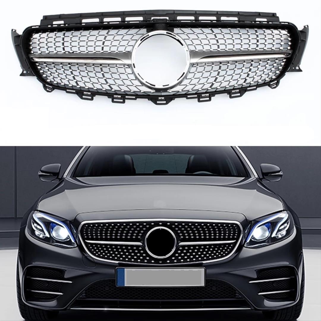 FOR MERCEDES  W213 2016-2019 E SERIES FRONT GRILLE DIAMOND 