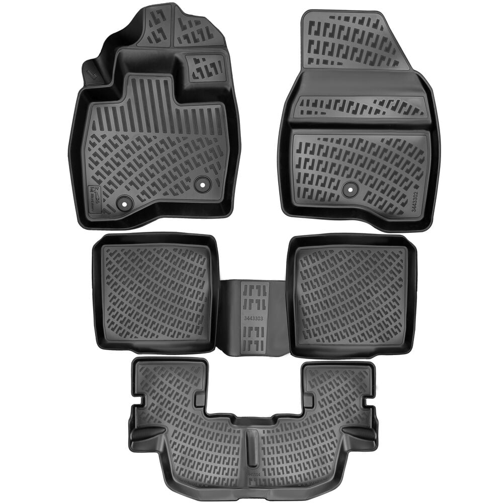 Ford Explorer 7 koltuk USA 2011-2019 Sonrası Havuzlu Paspas
