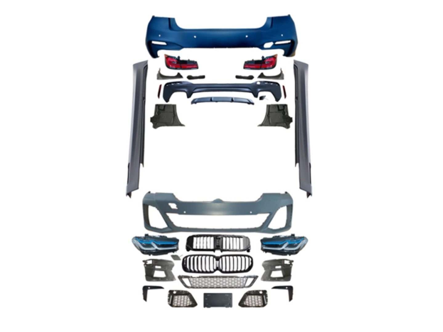 G30 (2017-2019) İÇİN 2020+ LCI M-TECH  FACELİFT BODY KIT     