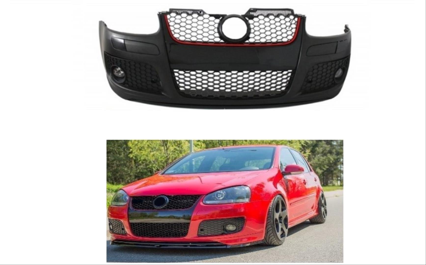 GOLF 5 MK5 2003-2009 IÇIN UYUMLU ÖN TAMPON + PANJUR GTI