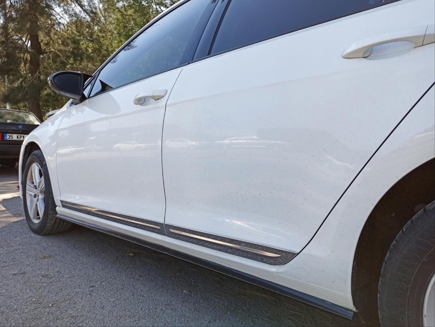 GOLF 7 - 7.5 2013-2020 IÇIN UYUMLU KAPI ÇITASI NIKELAJ 