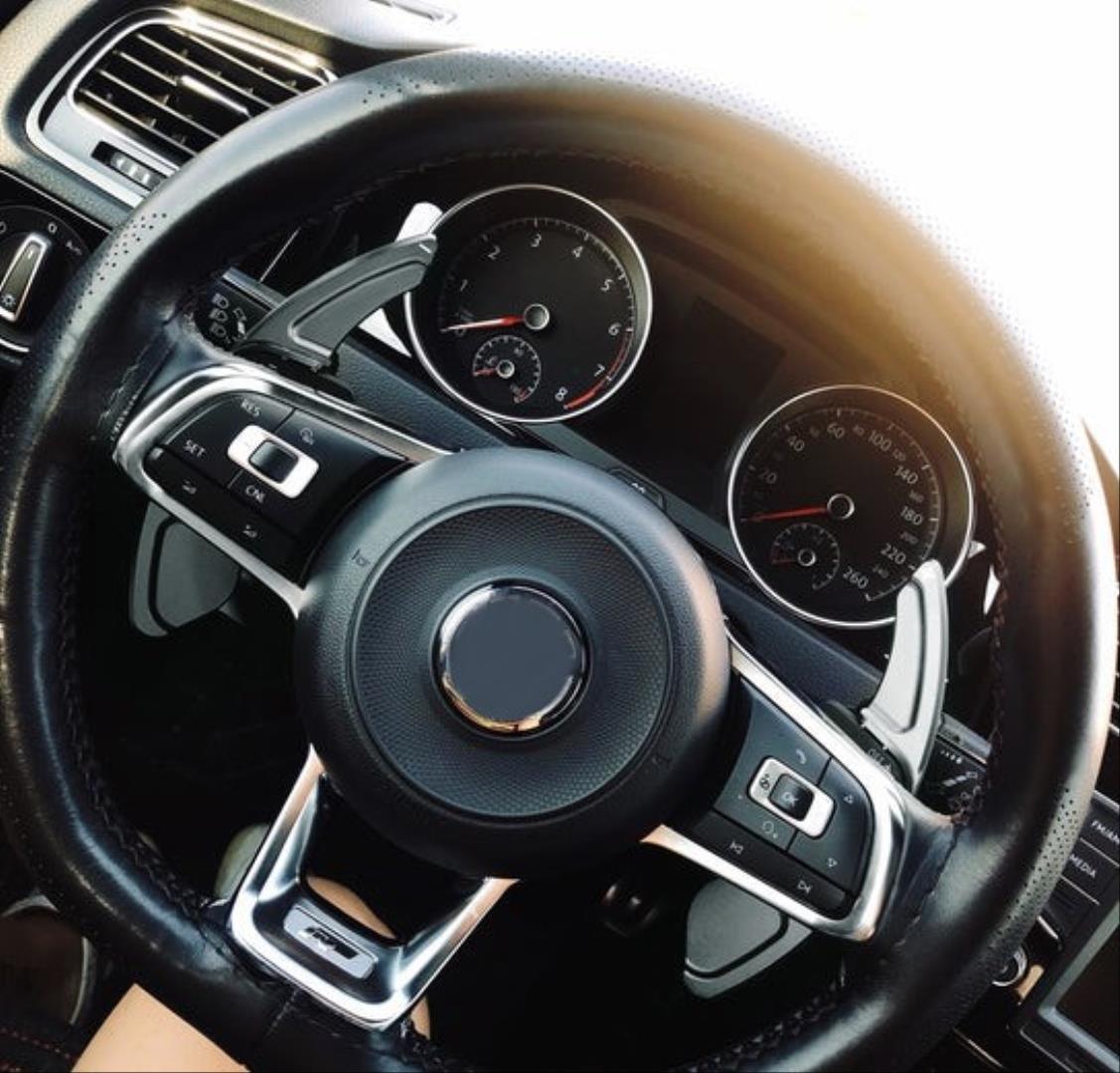 GOLF 7 & TIGUAN 2017+   IÇIN UYUMLU  PADDLE SHIFT - SILVER 