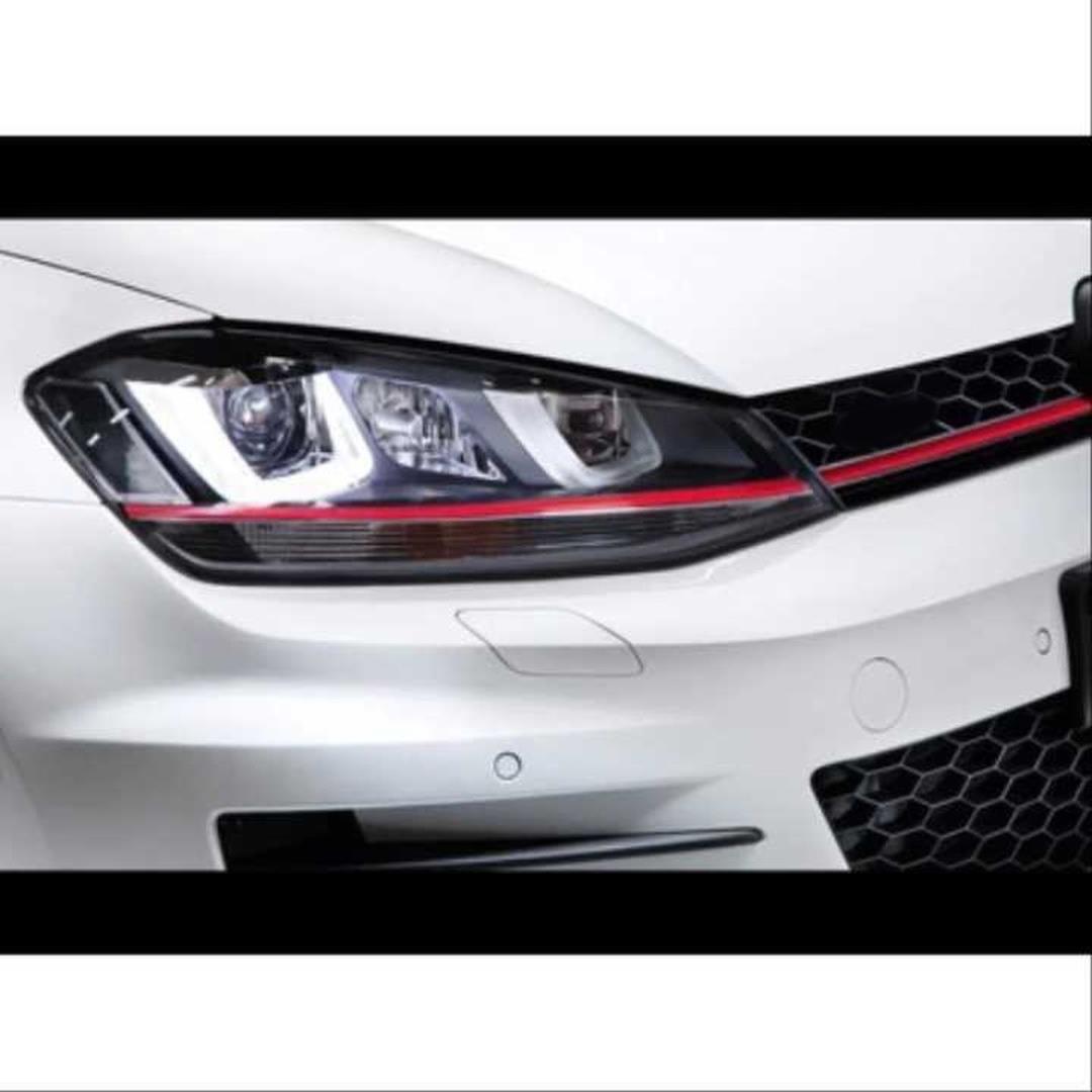 GOLF 7 MK7 2012-2018 U LED FAR GTI KIRMIZI 