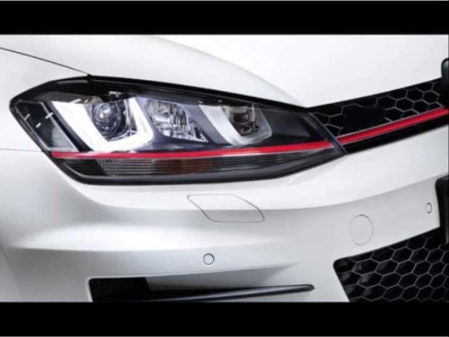 GOLF 7 MK7 2012-2018 U LED FAR GTI KIRMIZI 