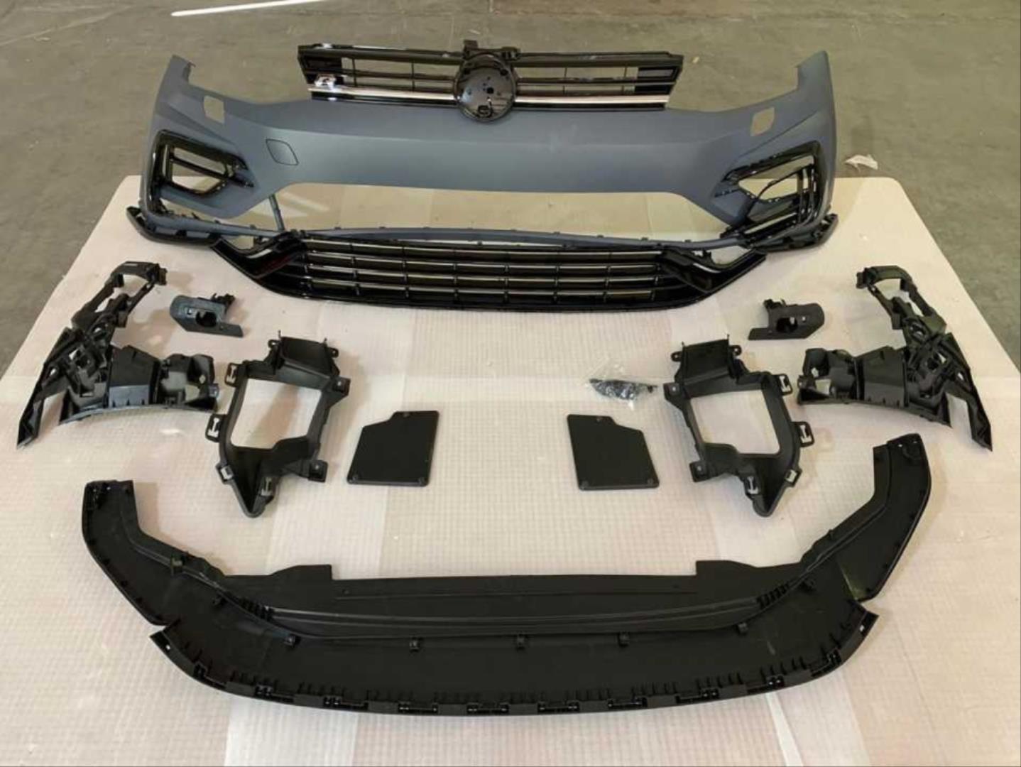 GOLF 7.5 IÇIN UYUMLU 'R' ÖN TAMPON + PANJUR 'R'