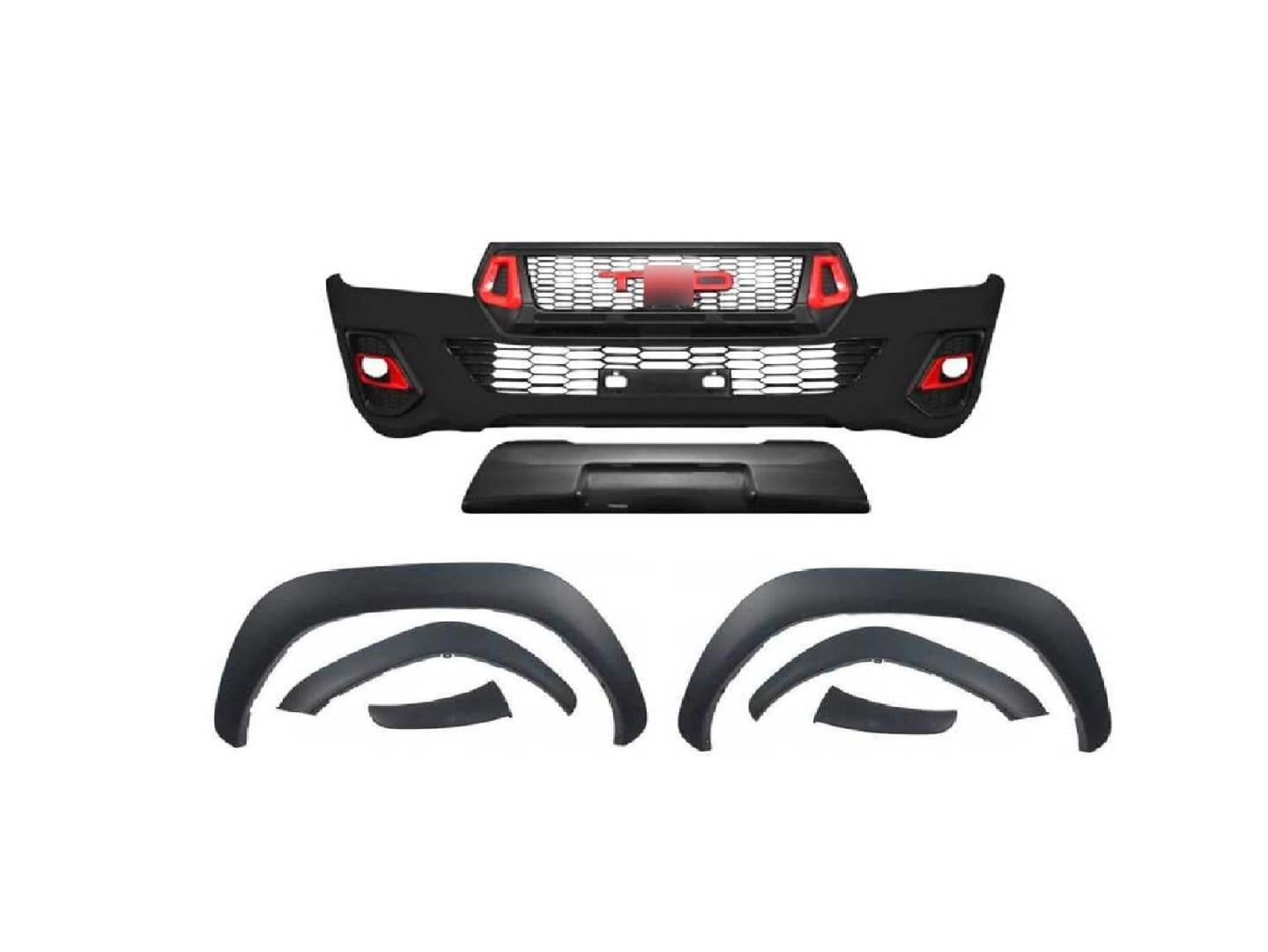 HILUX REVO 2016+ IÇIN UYUMLU  ROCCO TRD BODY KIT (PANJUR-TAMPON-DODIK SETI)