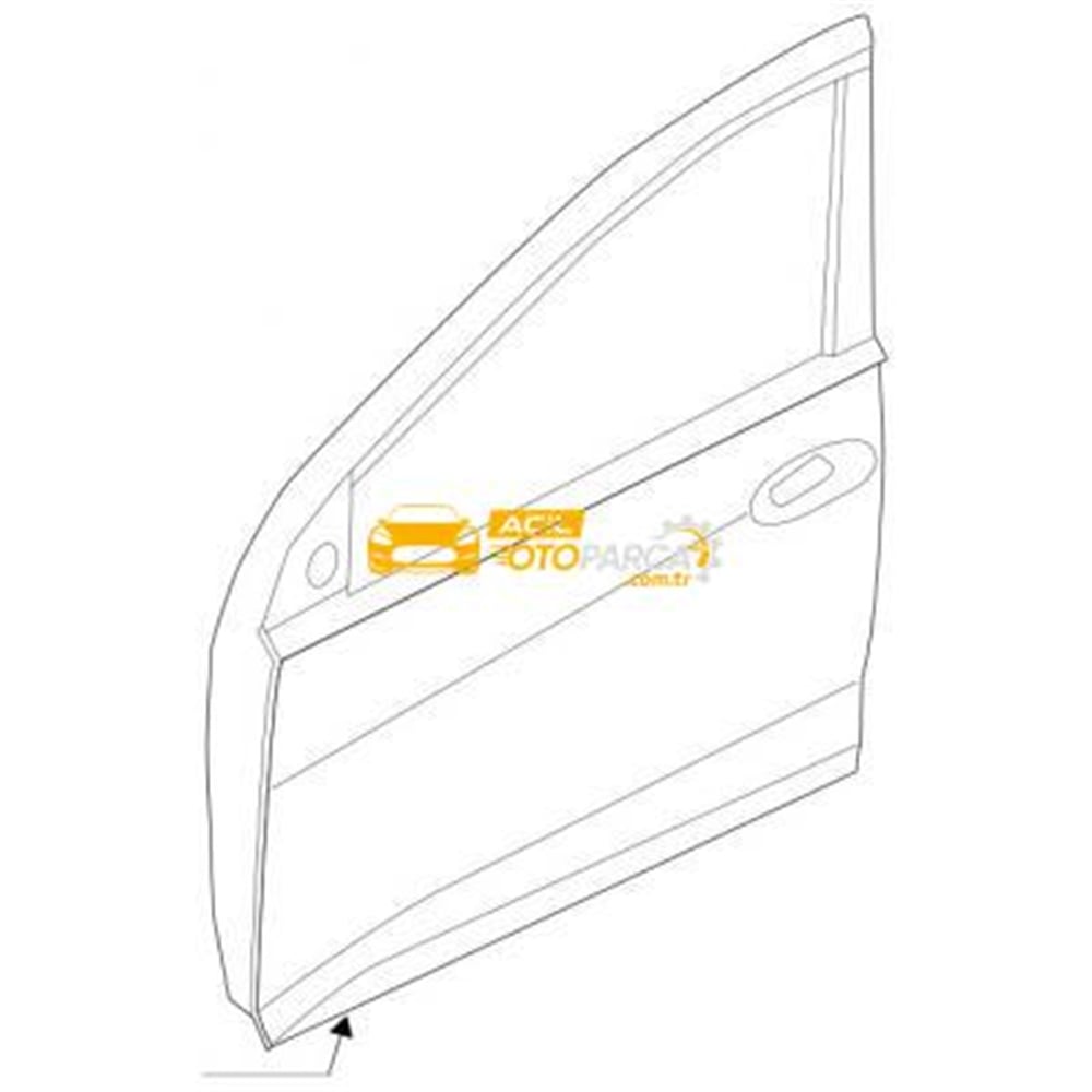Hyundai Elentra Kapi Ön Sol 2011