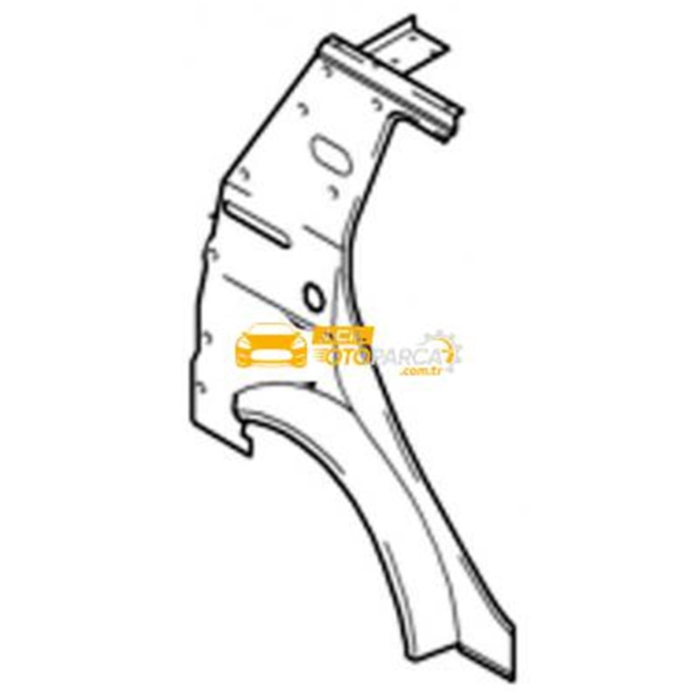 Hyundai Getz Arka Çamurluk İç Saci Sağ 2002-2005