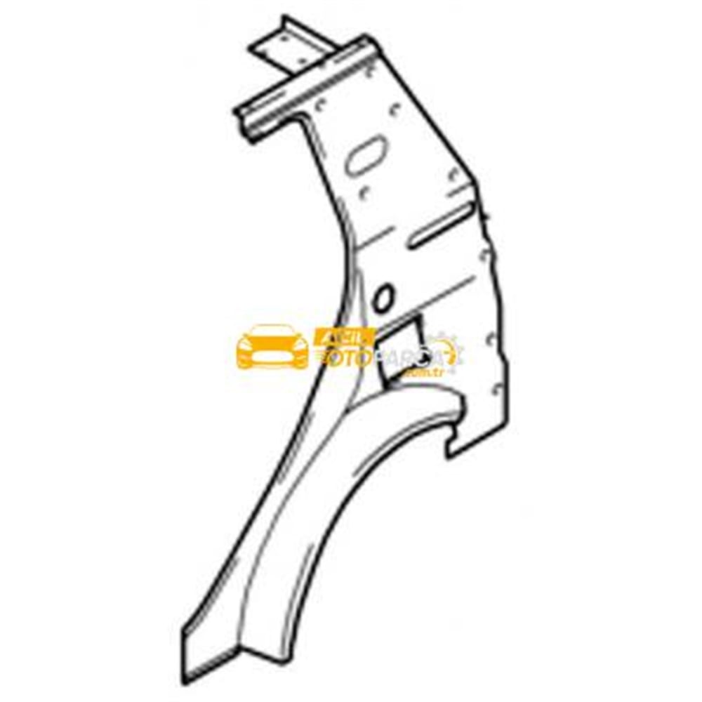 Hyundai Getz Arka Çamurluk İç Saci Sol 2002-2005