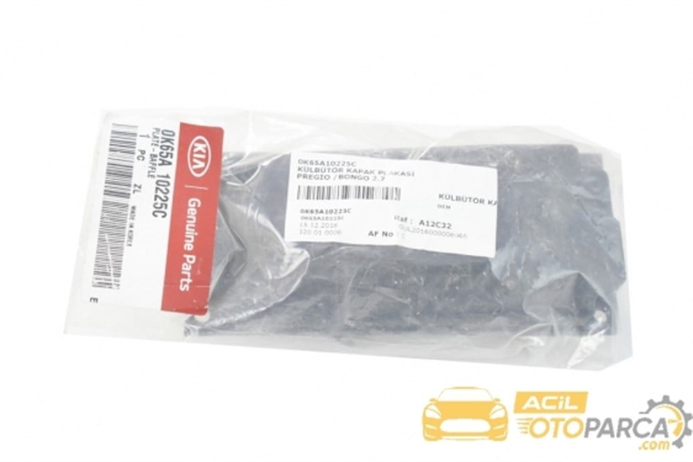 
Kia Pregio Bongo 2.7 Külbütör Kapak Plakası

