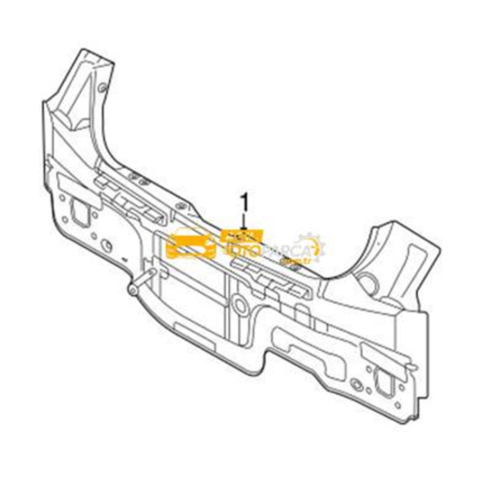 Kia Rio Arka Panel Sedan 2014-2016