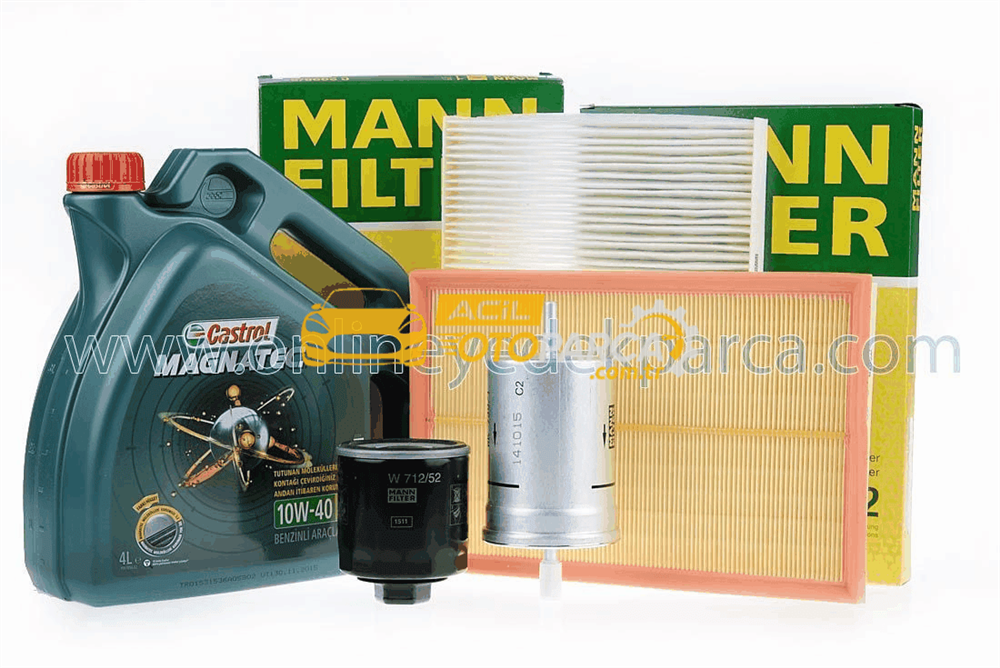 MANN Volkswagen Polo 1.4 BBY - BBZ - BKY Periyodik Bakım Seti Motor Yağlı Mann / Castrol Marka