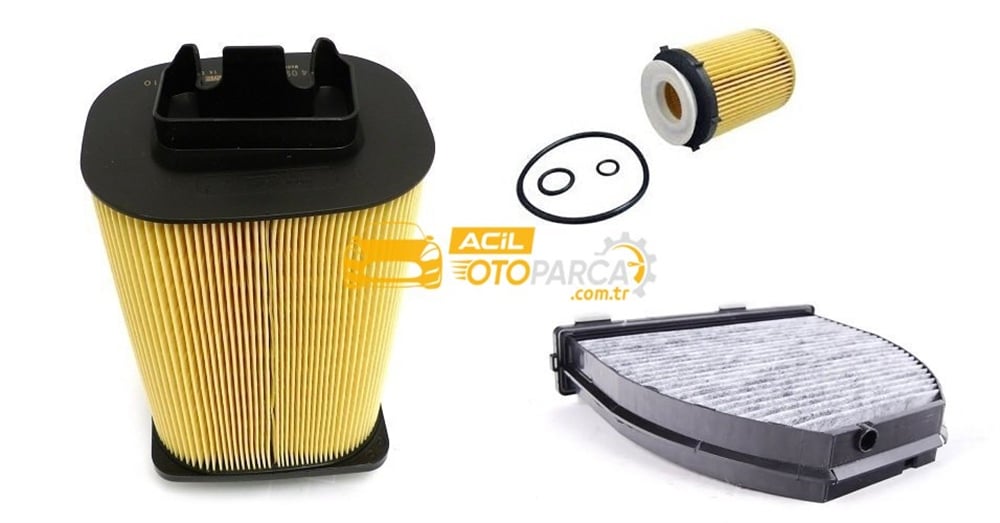 Mercedes Benz C Serisi W204 C180 (274 Motor) Periyodik Bakım Filtre Seti (w204c180kit)