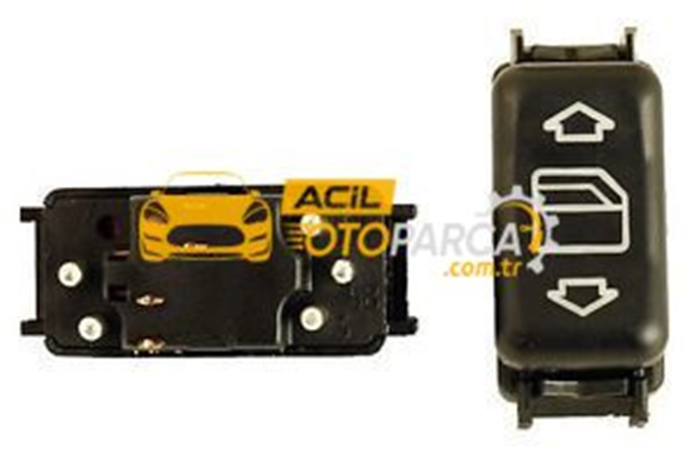 Mercedes Benz W124 Kasa Sağ Cam Açma Düğmesi (5-Fişli) İthal (İTH.1248204610)