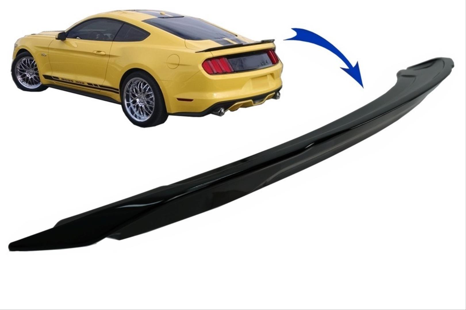MUSTANG IÇIN UYUMLU 2015-2020 GT SPOILER  PIANO BLACK 