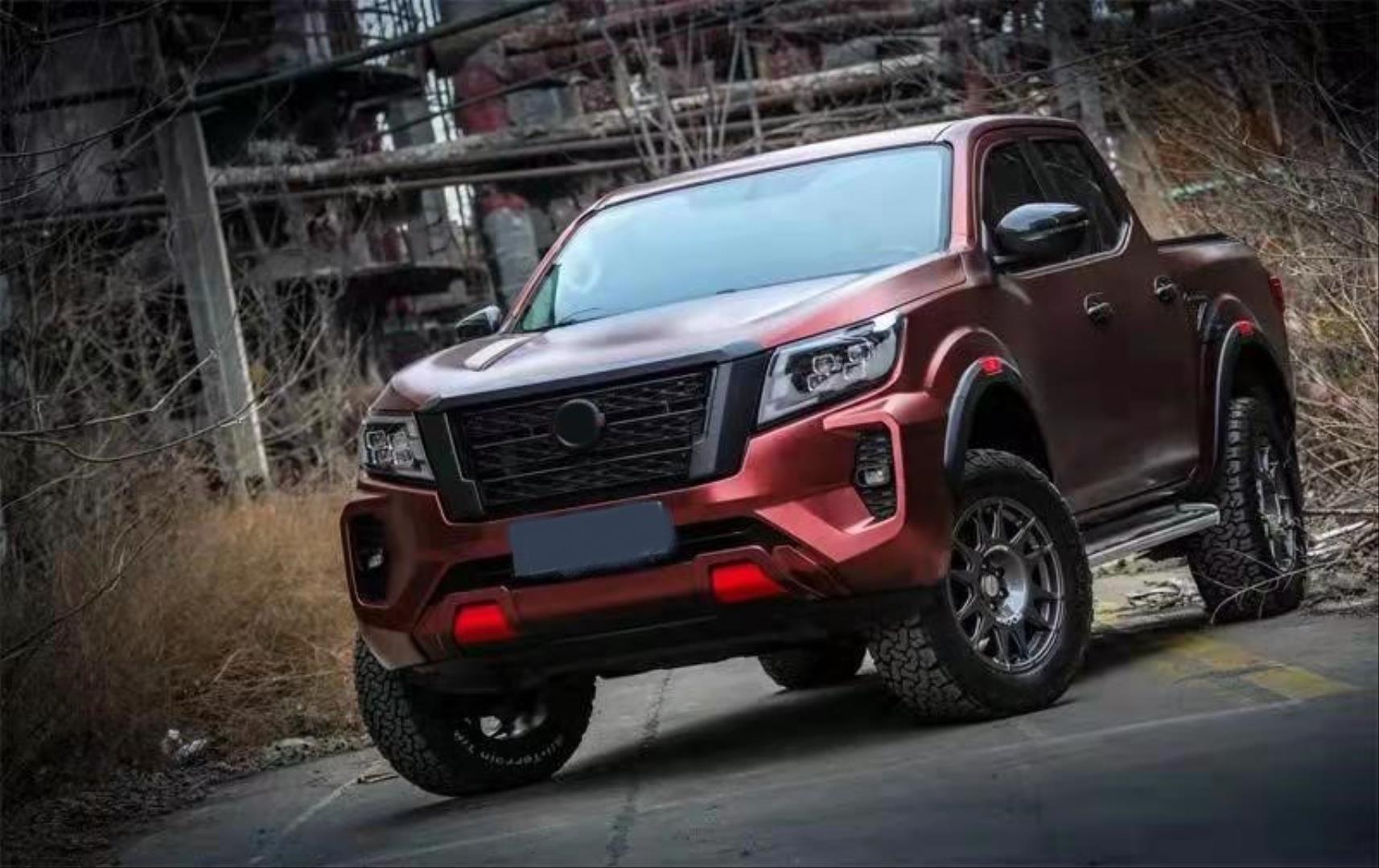 NAVARA 2015+ NP300 IÇIN UYUMLU 2022 FACELIFT BODY KIT (LED FARLI MODEL ICIN)    