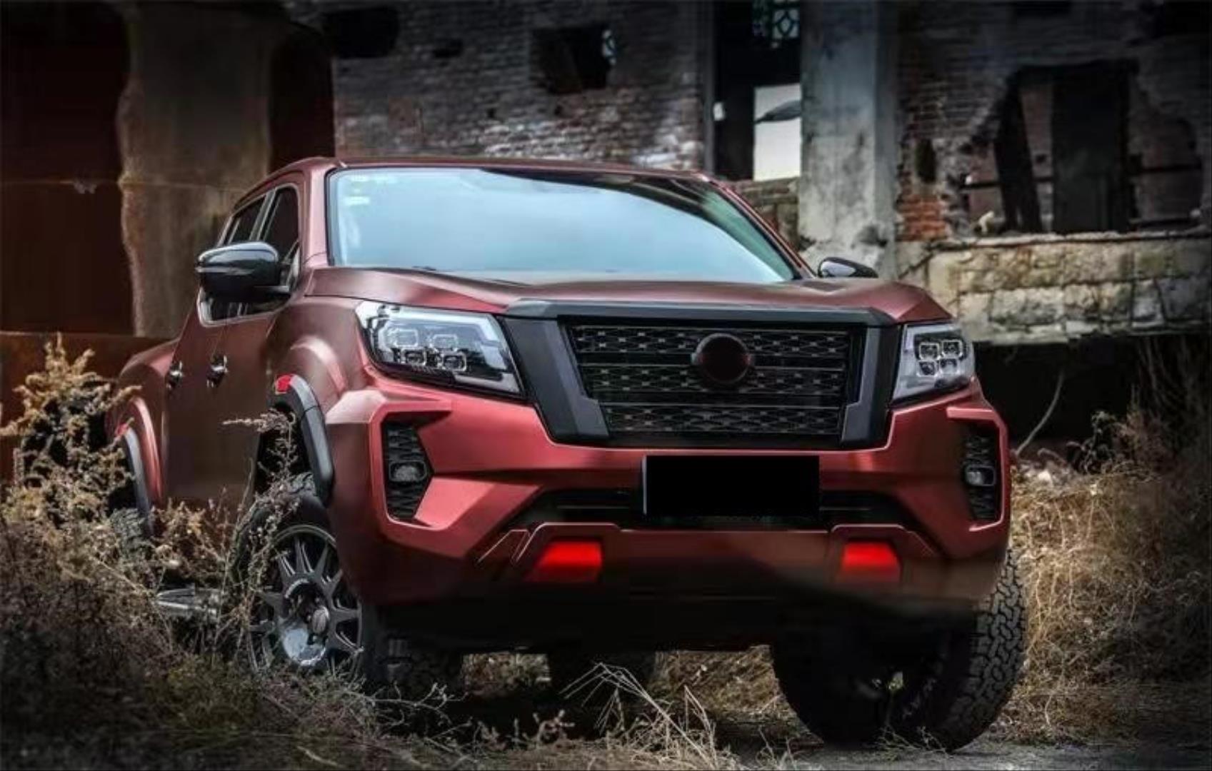 NAVARA 2015+ NP300 IÇIN UYUMLU 2022 FACELIFT BODY KIT (LED FARLI MODEL ICIN)    