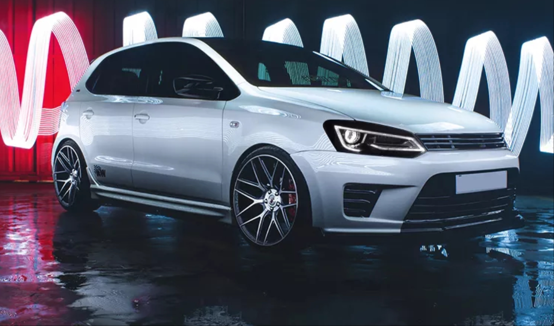 POLO 2010-2017 IÇIN AUDI DIZAYN LED FAR  