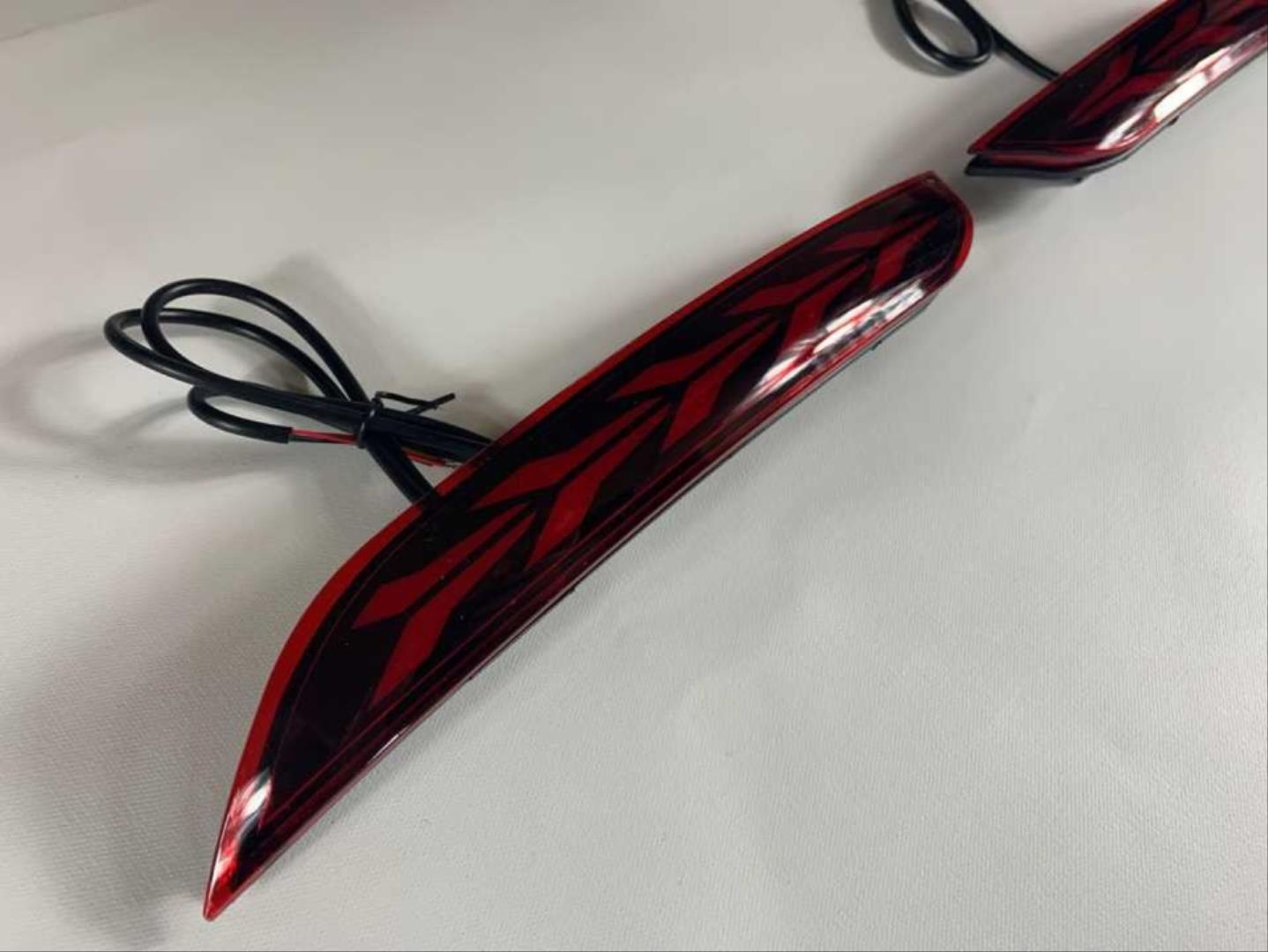 POLO 2014-2018 IÇIN UYUMLU AGAÇ DIZAYN ARKA SIS LEDI 