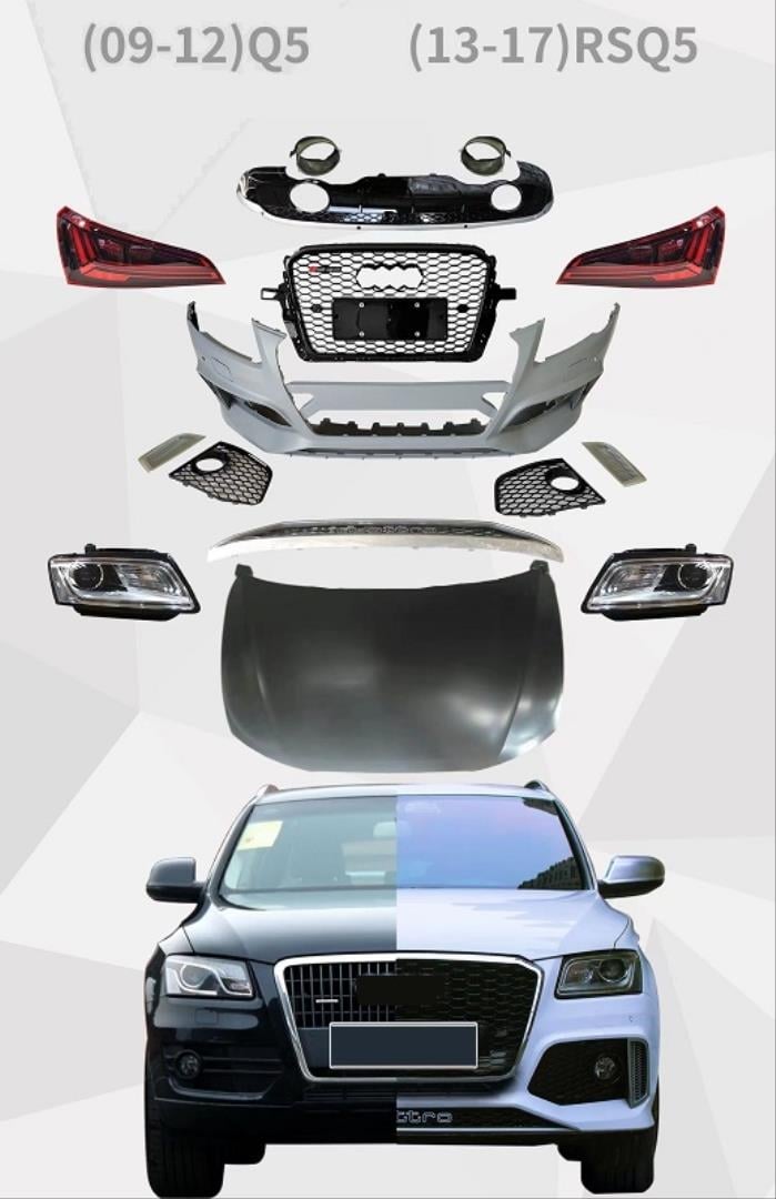 Q5 09-12 İÇİN 13+ RSQ5 GÖRÜNÜM FACELIFT BODY KIT   