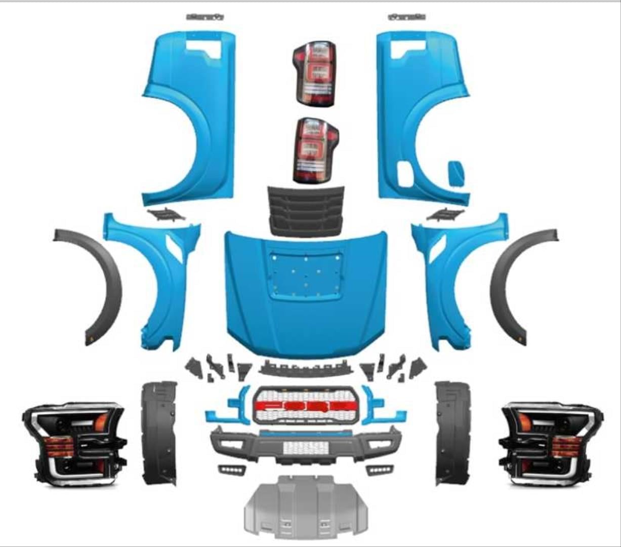 RANGER F150 RAPTOR DÖNÜSÜM FULL - BODY KIT(FARSIZ-STOPSUZ) 