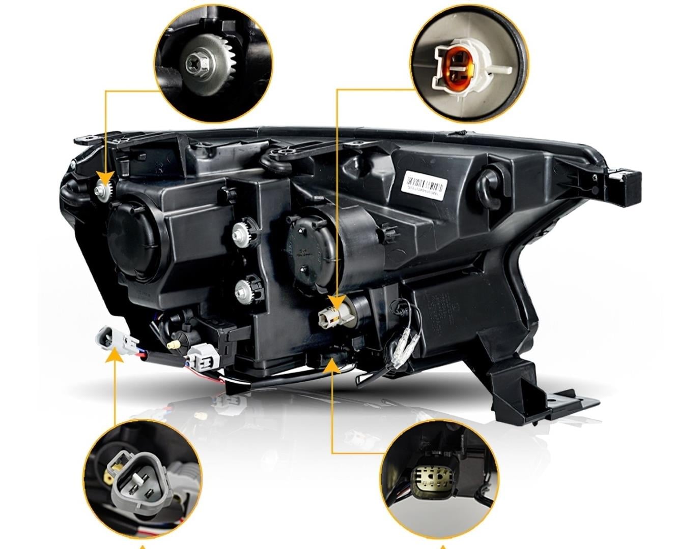 RANGER IÇIN UYUMLU T7 T8 MUSTANG  LED FAR 