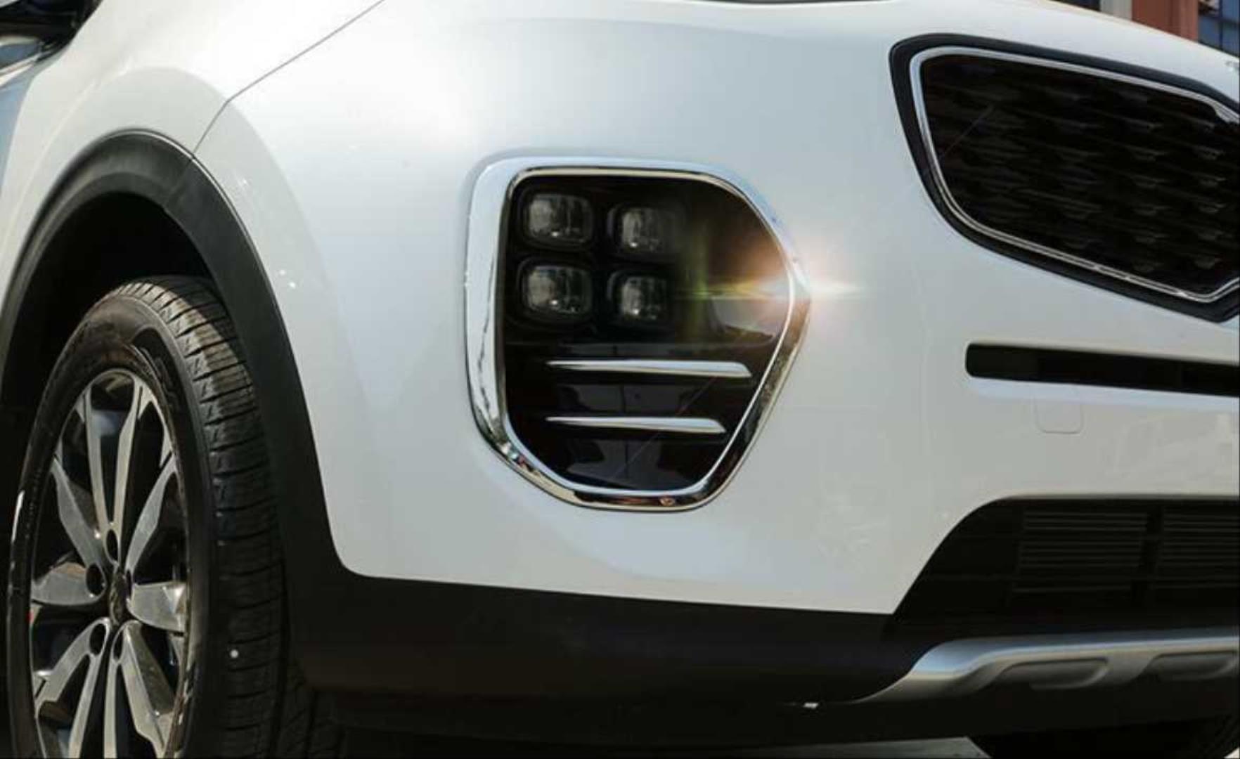 SPORTAGE 2016-2019 IÇIN UYUMLU ÖN SIS KAPLAMASI BÜYÜK MODEL NIKELAJ