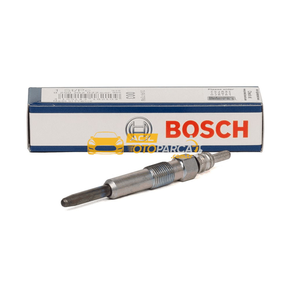 Volkswagen BOSCH 0250202022 | Volswagen Polo 2000-2002 1.4 TDI AMF Isıtma / Kızdırma Bujisi