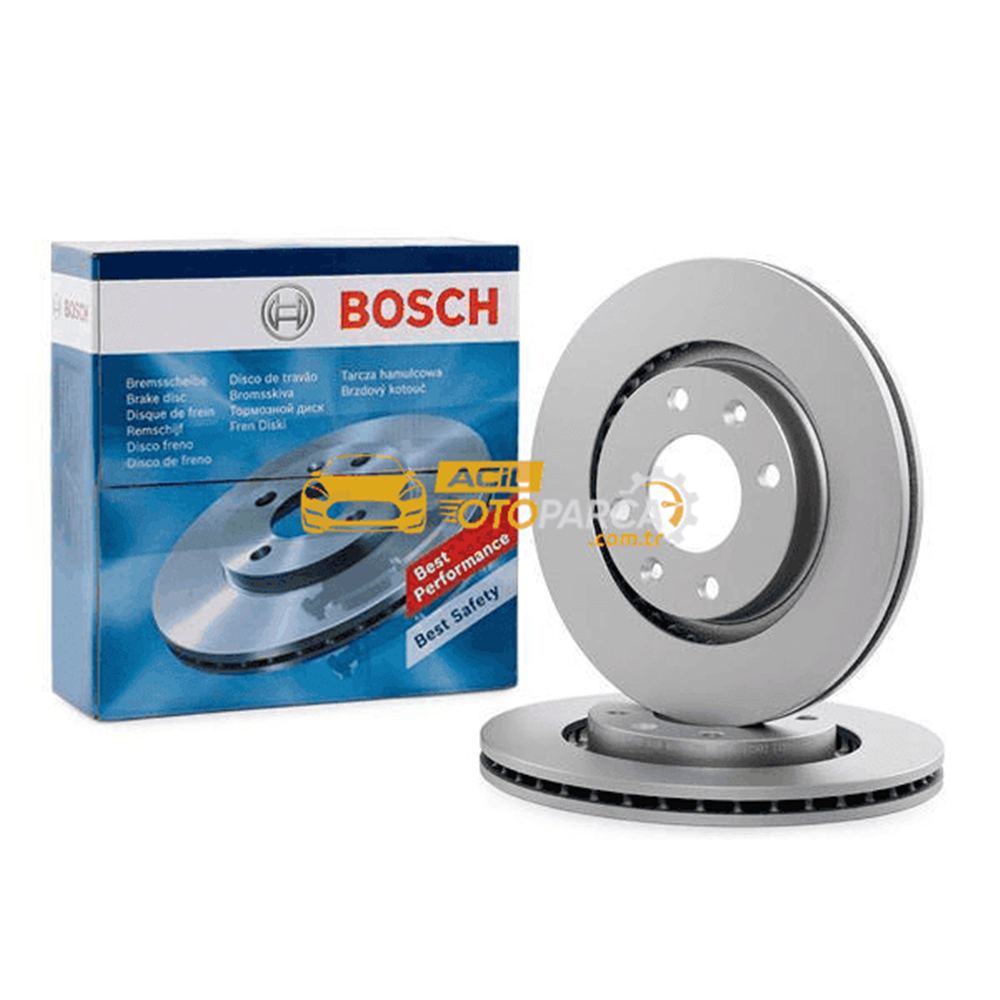 Volkswagen BOSCH 0986479247 | Volkswagen Tiguan 2008-2015 Arka Fren Disk Takımı