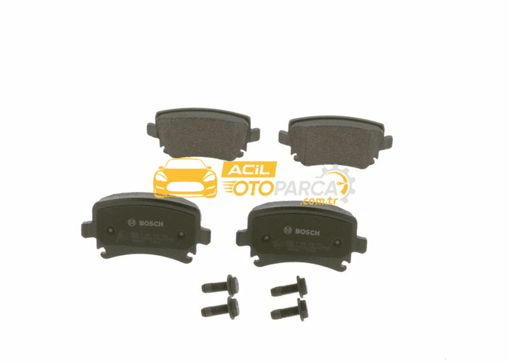 Volkswagen BOSCH 0986494053 | Fren Balata Arka 04-Caddy-Golf.V-Jtt-Psst