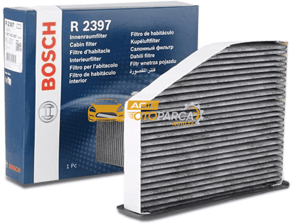 Volkswagen BOSCH 1987432397 | Volkswagen Scirocco Karbonlu Polen Filtresi