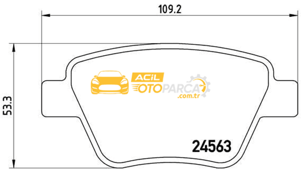 Volkswagen BREMBO P85114X | Fren Balatası Arka (Audi A1 1.2Tfsı 1.4Tfsı 1.6Tdı 10-/ A3 1.6Tdı 09-/ Seat Leon 1.2Tsı Xtra Line