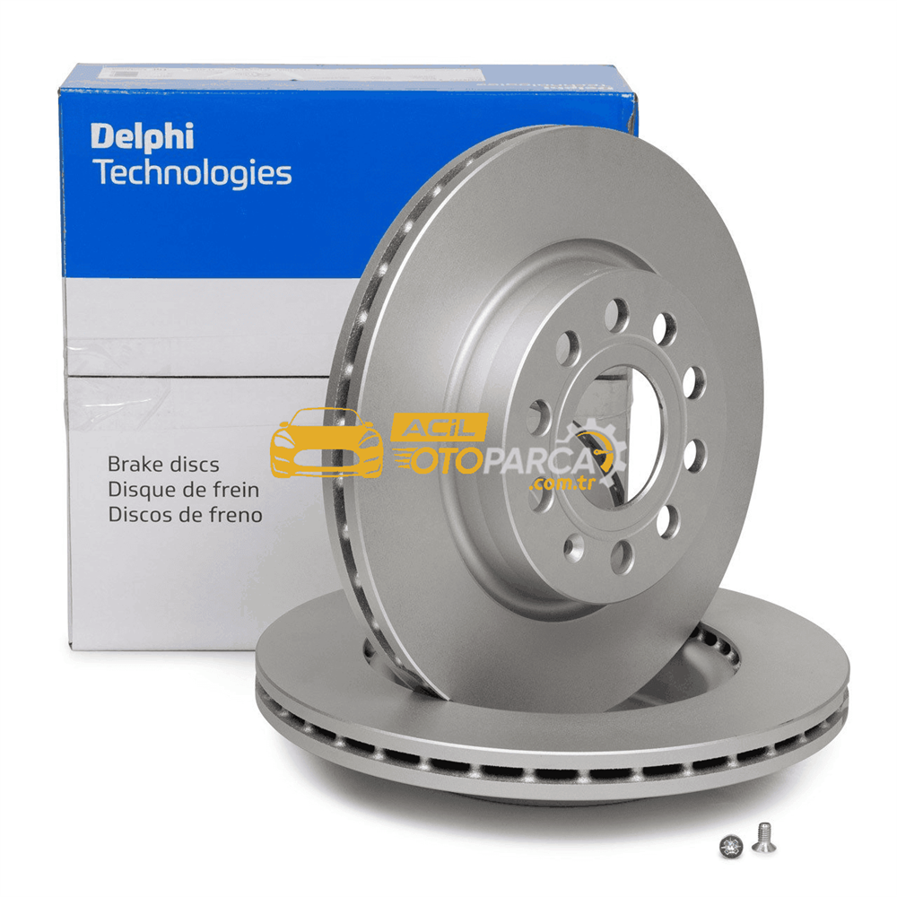 Volkswagen DELPHI BG3832C | Volkswagen Golf 6 2009-2012 Model Arası Ön Fren Diski 280MM