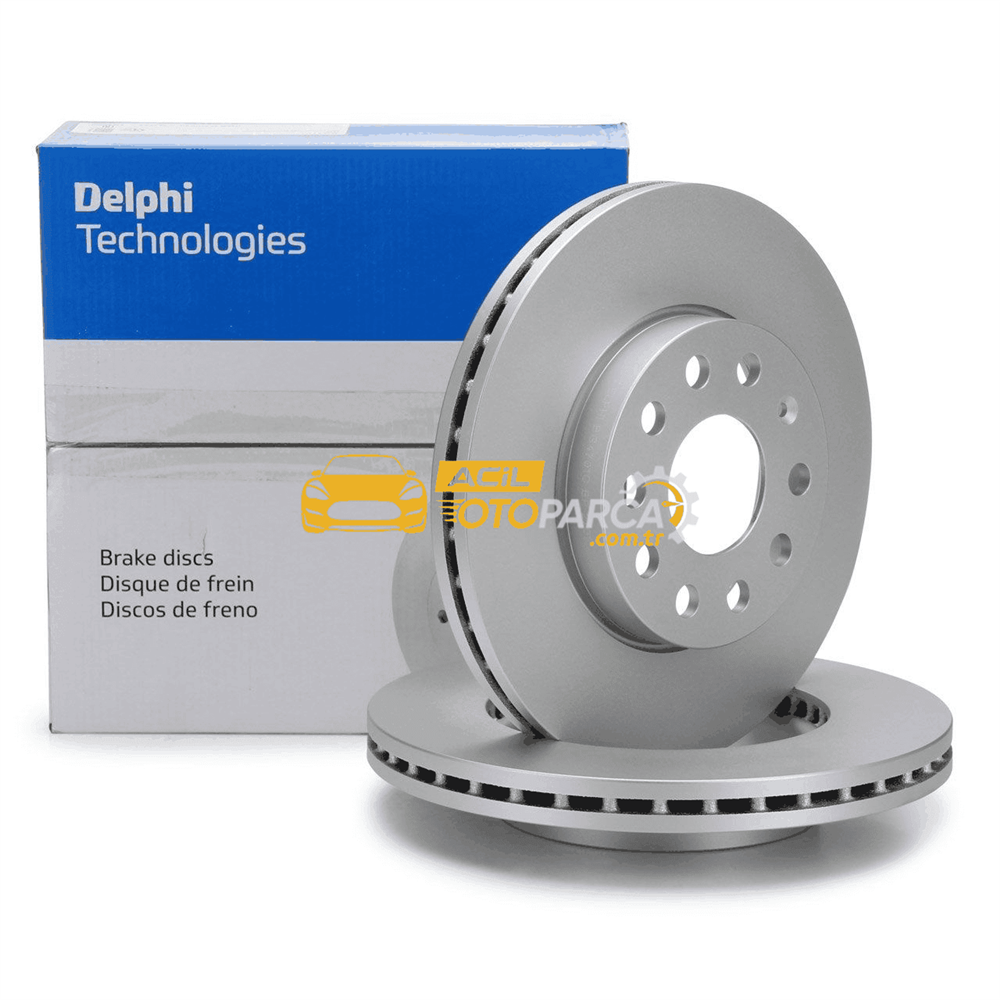 Volkswagen DELPHI BG4701C | Volkswagen Golf 7 Ön Fren Disk Takımı