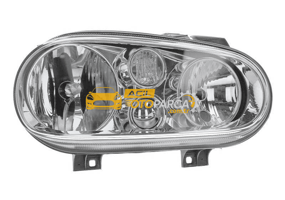 Volkswagen DEPO 441-1130R-LD-EM | Volkswagen Golf 4 Sissiz Sağ Far