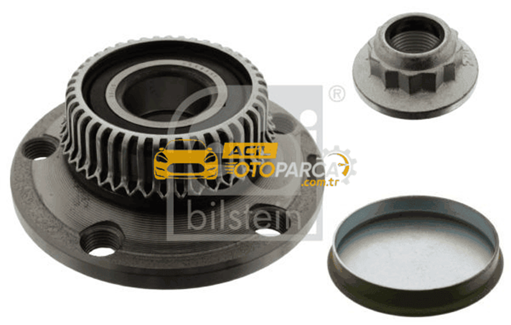 Volkswagen FEBI BILSTEIN 24236 | Arka Teker Poryası Rulmanlı Golf IV V 98-06 Beetle 99-10 Bora Toledo 99-05 Polo 10-15 Leon 00-06 Octavia 97-11 Roomster 06-15