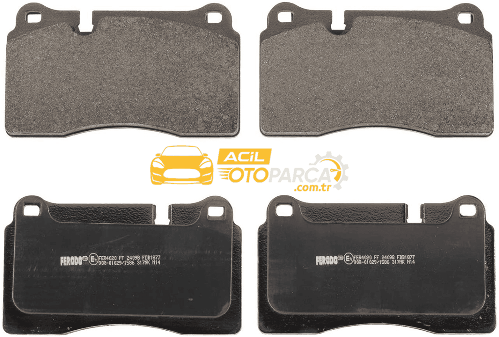 Volkswagen FERODO FDB1877 | Volkswagen Touareg 2002-2010 Model Arası 3.2 V6 Motor Ön Fren Balatası Feredo Marka