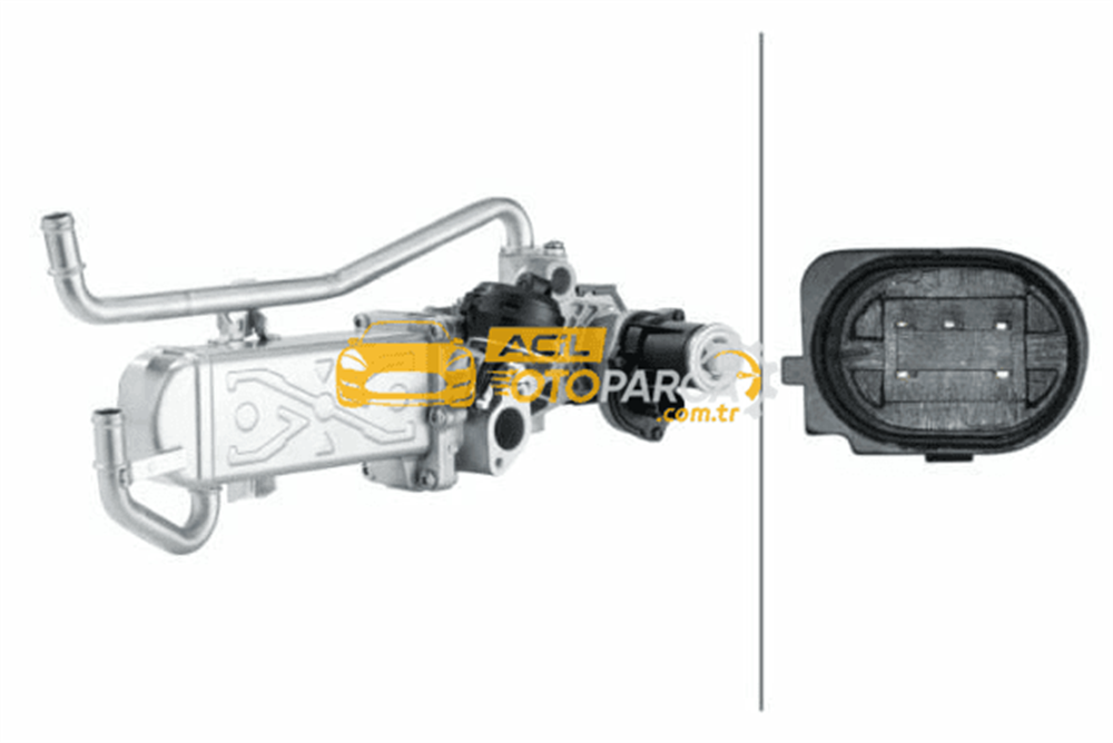 Volkswagen HELLA 6NU358167-011 | EGR Valfi 1.2 Polo 10-14 Ibiza 12-15 Fabia 11-14 Roomster 11-15