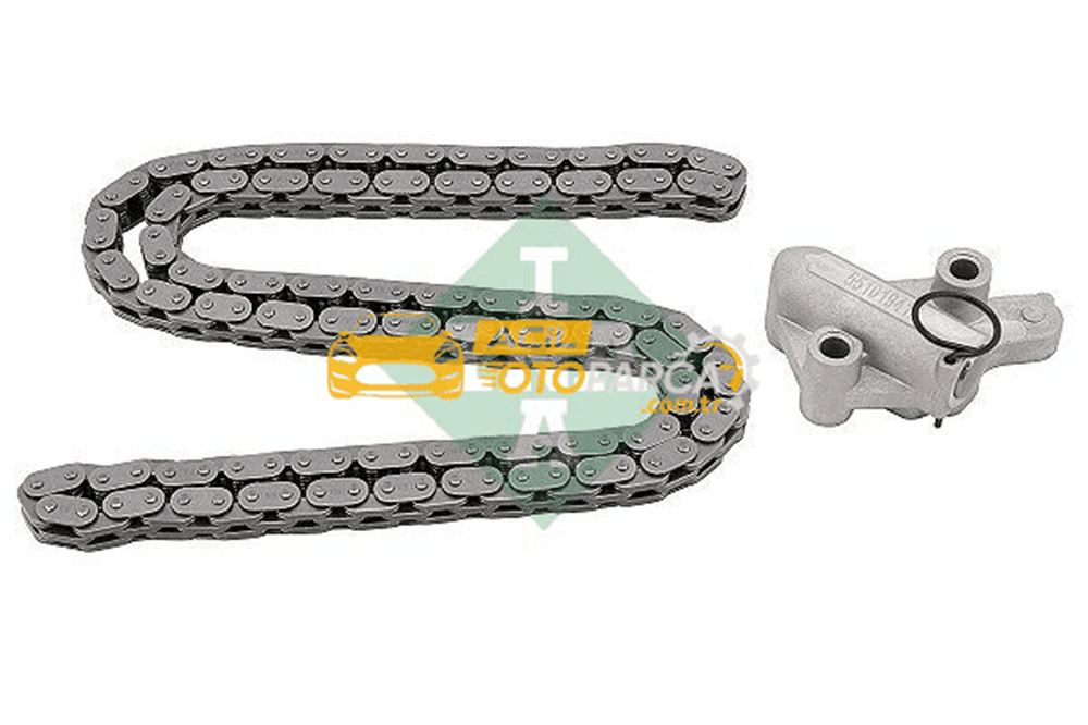 Volkswagen INA 558005710 | Eksantrik Zincir + Gergi (VW Golf 04-14 Passat 06-15 Polo 02-Audi A3 04-13 Seat Leon 06-13 Skoda Octavia 04-13) Bmy-Bag-Blf-Blp-Caxa
