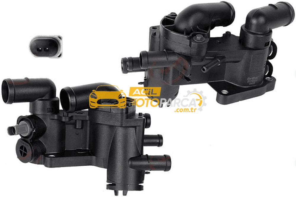 Volkswagen İTHAL 032121111CL | Volkswagen Polo 2005-2009 Arası 1.4 BBZ Motor Termostat Kütüğü Komple
