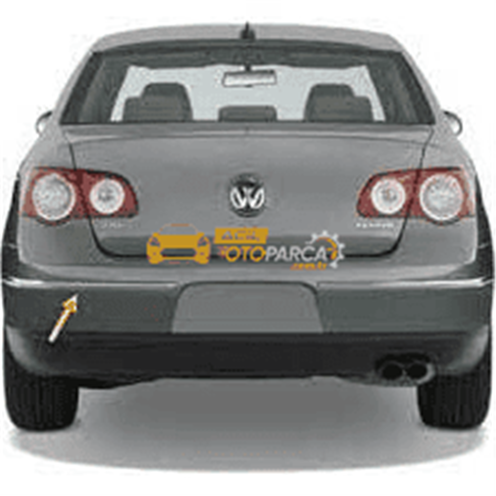 Volkswagen İTHAL 3C5807459 | Volkswagen Passat 2005 -2010 Model Arası Arka Sol Tampon Nikelajı